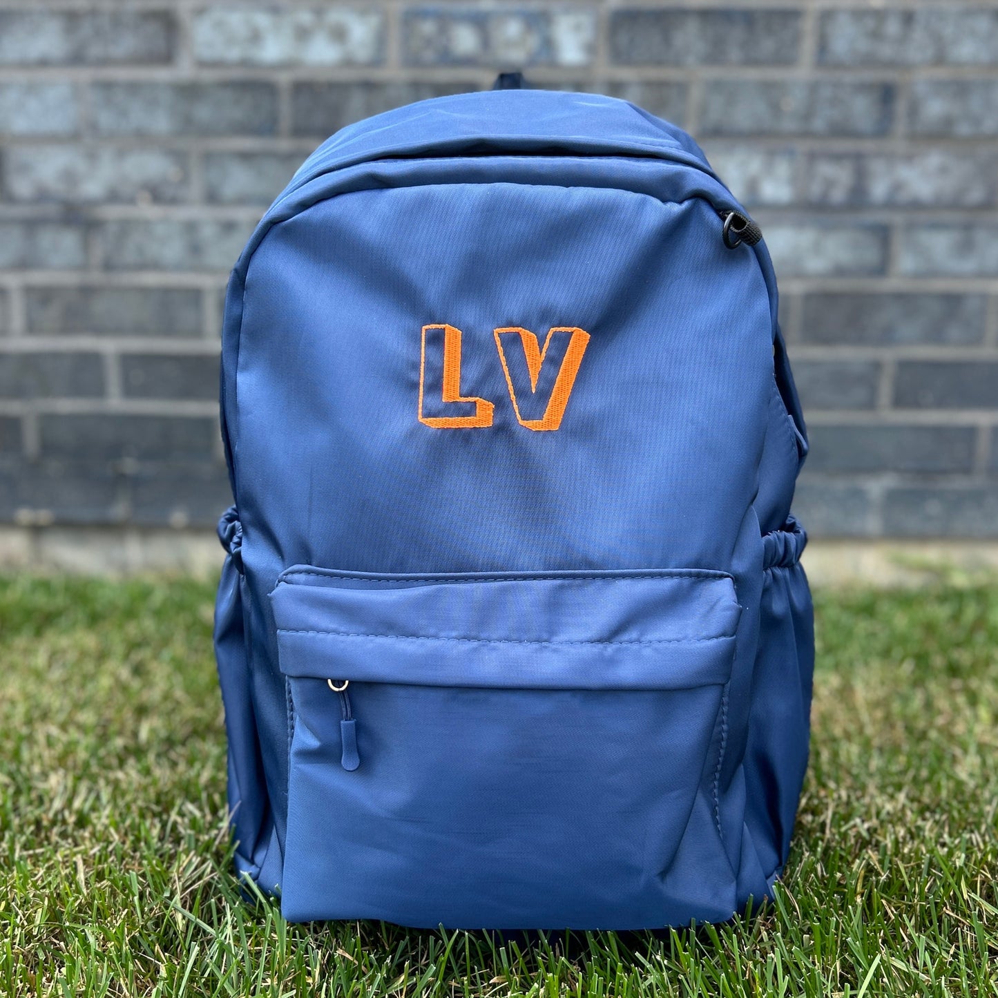Nylon Big Kids Backpack with Matching Pencil Case | Black or Navy Blue