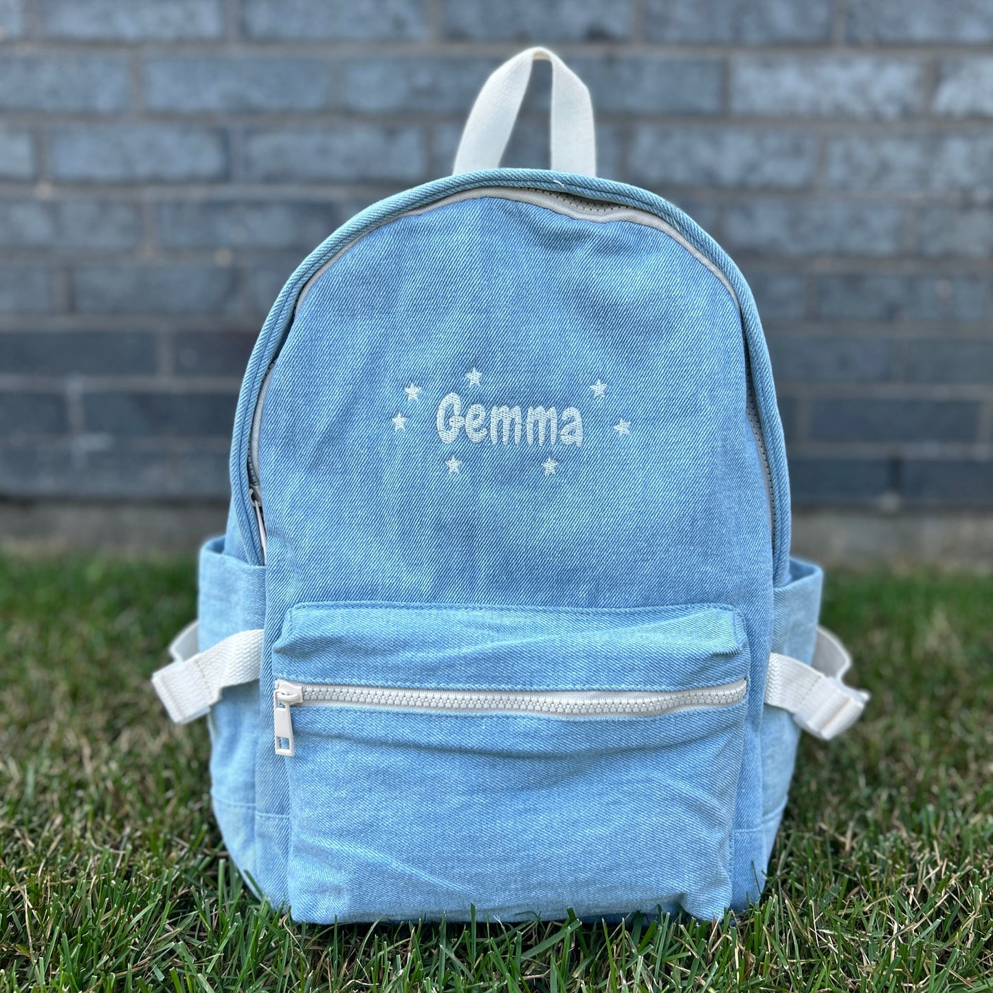Denim Toddler Backpack
