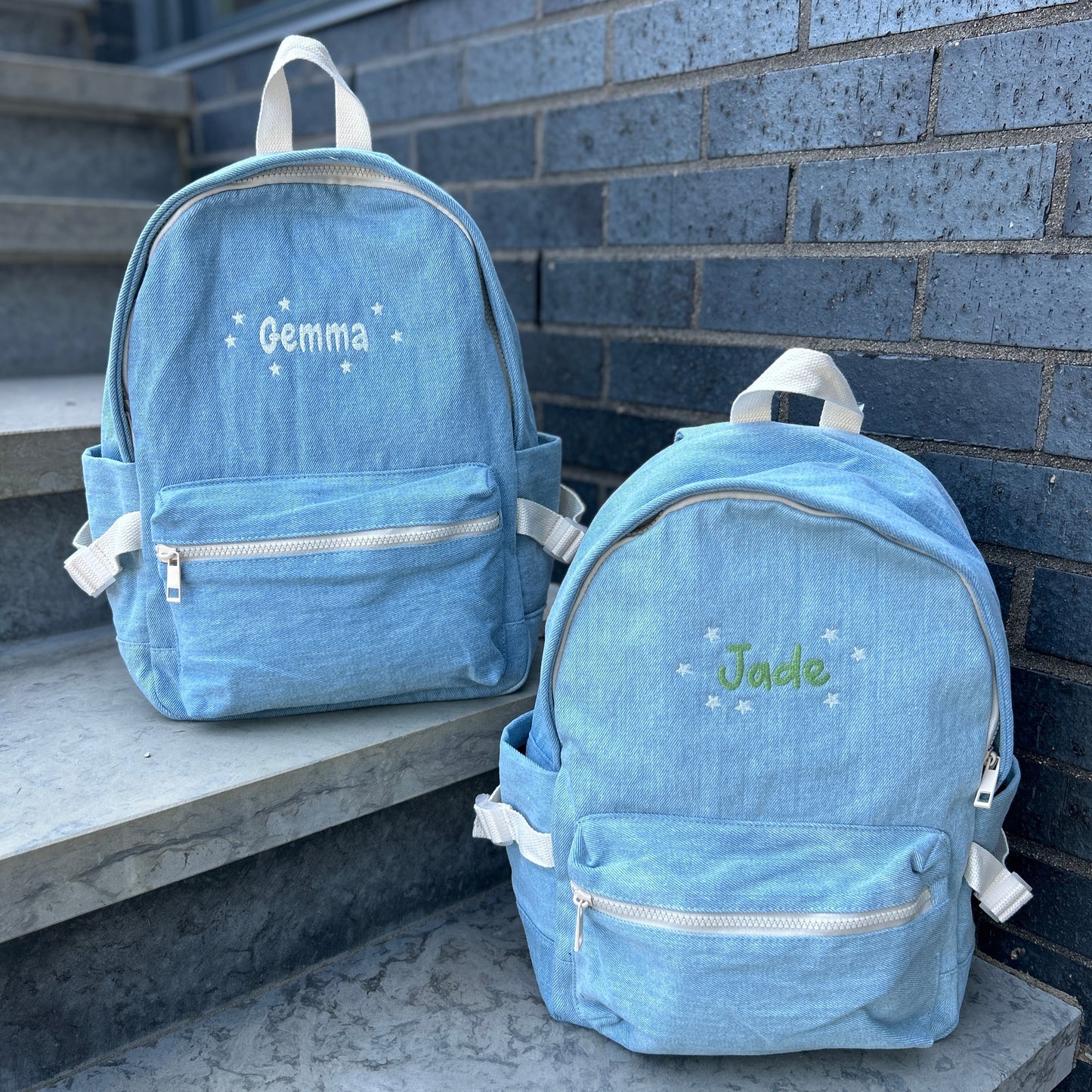 Denim Toddler Backpack