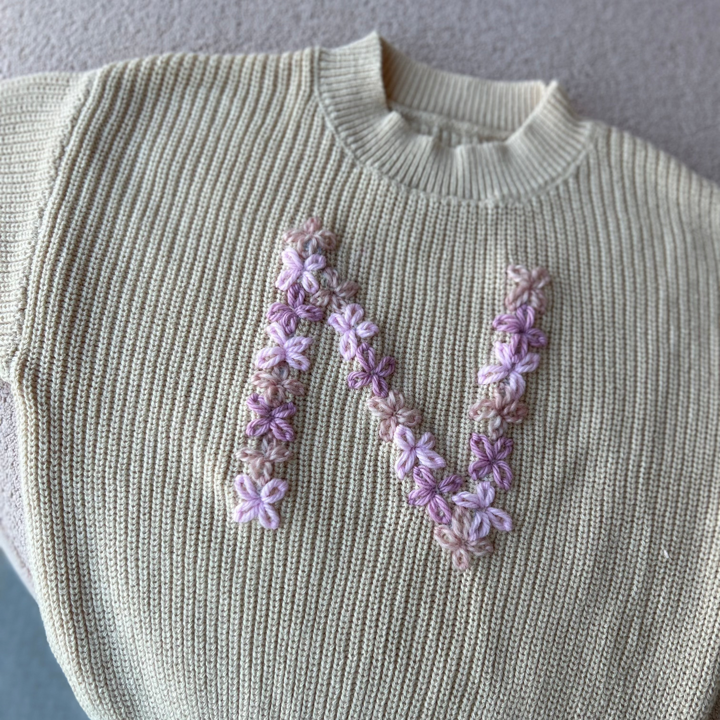Oatmeal Knit Sweater Size 4-5 Years