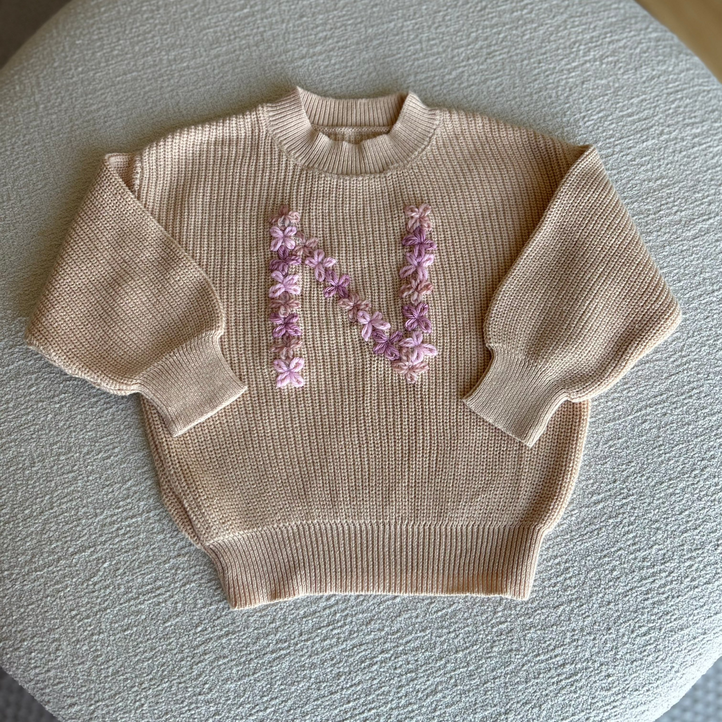 Oatmeal Knit Sweater Size 4-5 Years