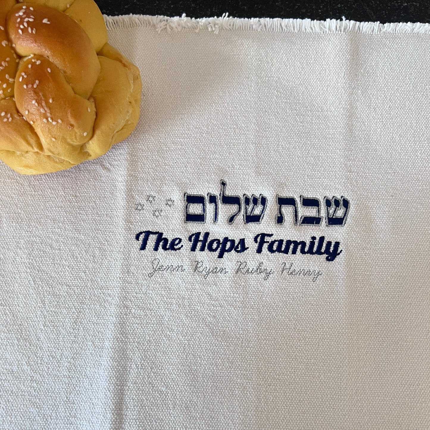 Shabbat Challah Cover | Dainty Family Fun Style