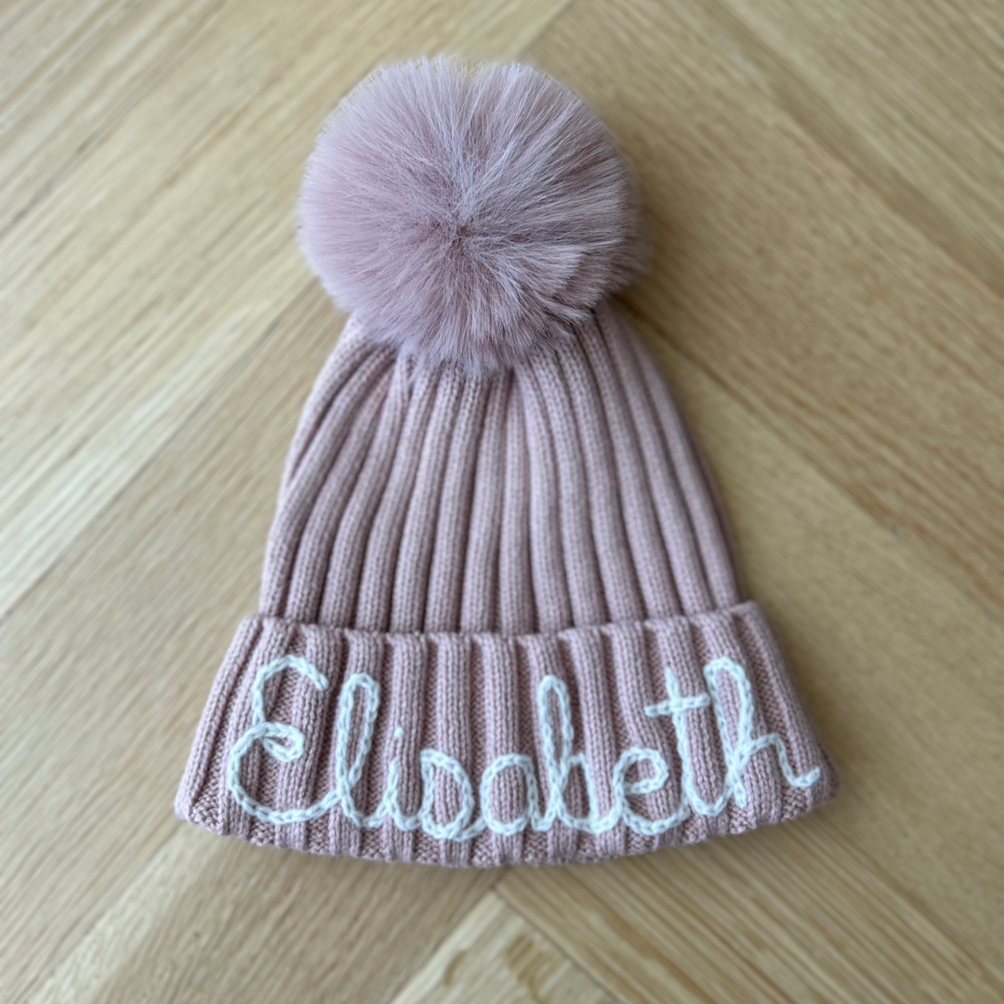 Ribbed Pompom Hat | Winter hat for Babies & Toddlers