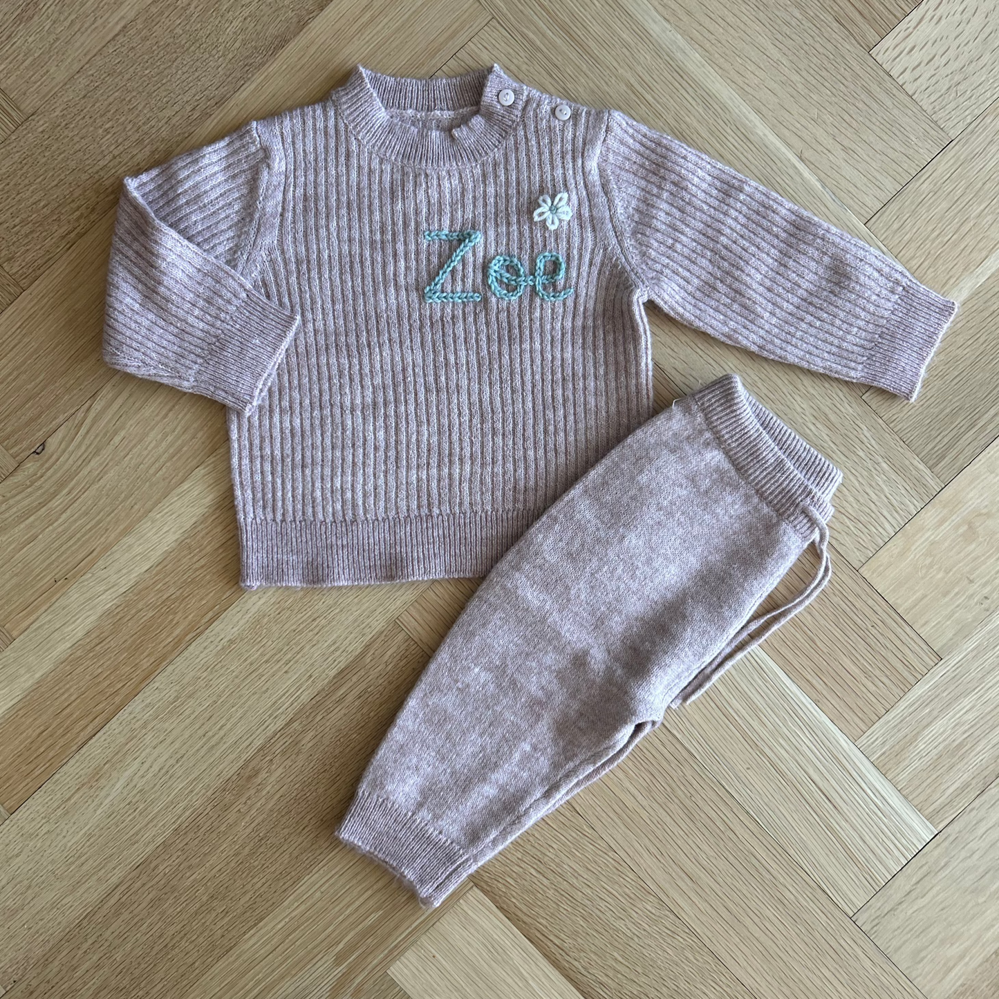 Soft Touch Newborn Set | 2 Piece Set Available in Teal or Pink