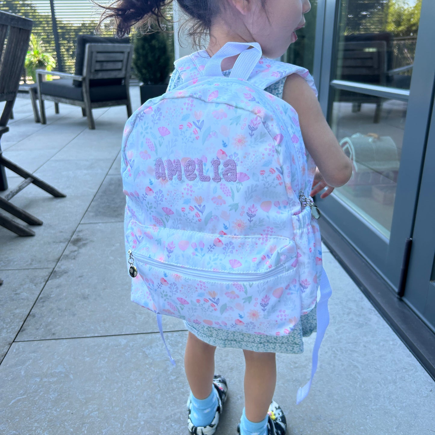 Sample AMELIA Floral Backpack | READ DESCRIPTION