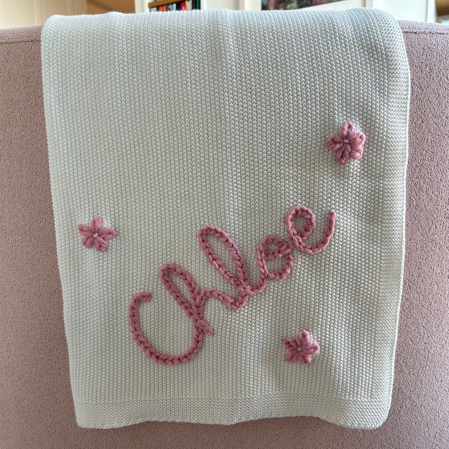 Solid Colour Baby Blanket - IVORY | Custom Baby Blanket Gift in Many Colors