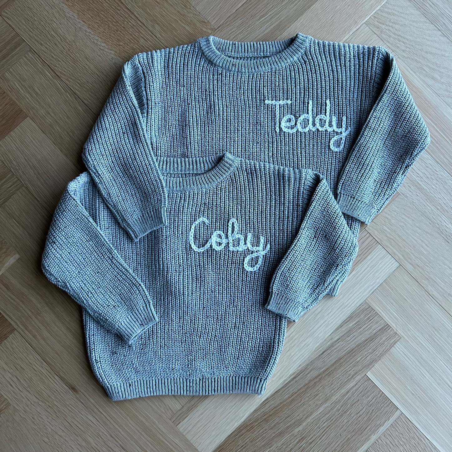 Speckled Sweaters | Pink & Beige 4-6 Years