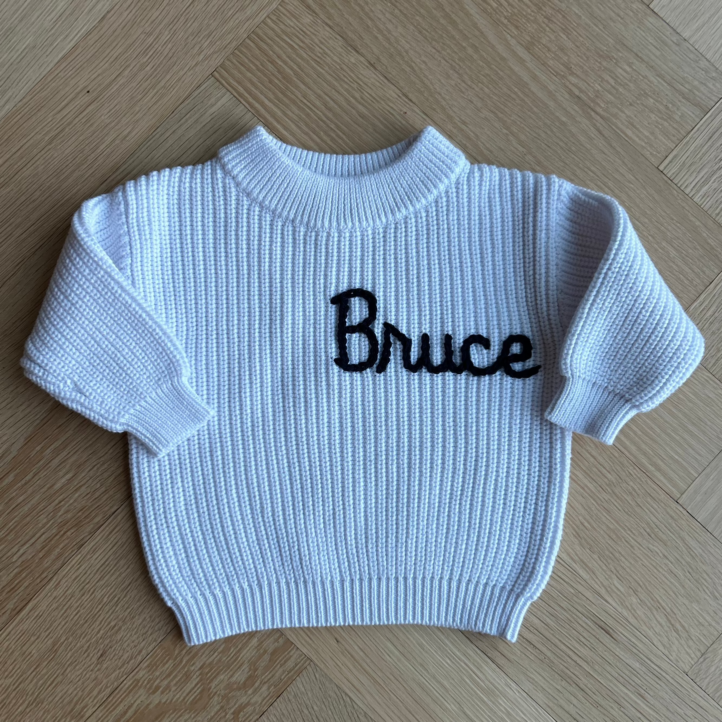 Custom Name Sweater | Multiple Colors Oversized Knit Newborn to 6 Years