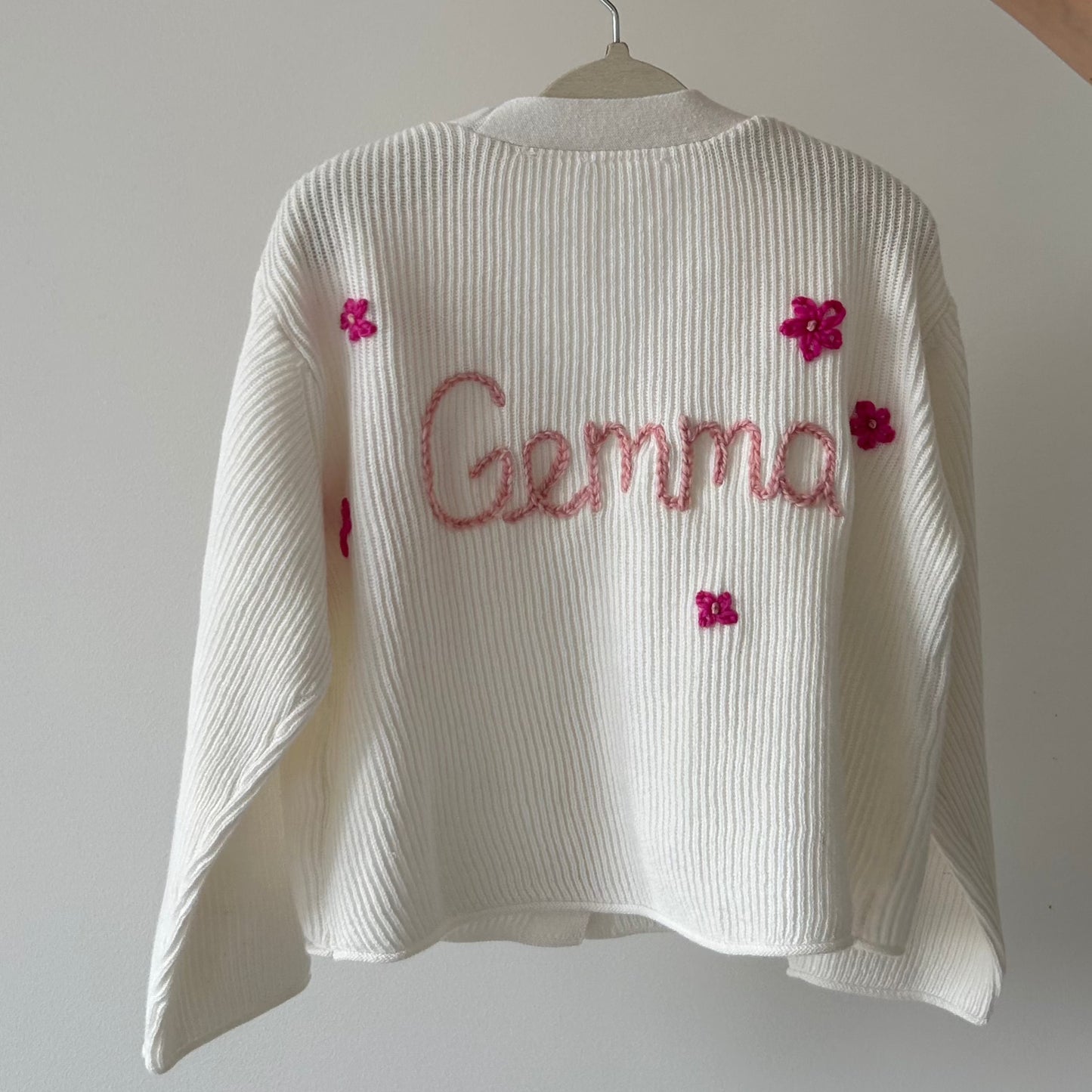 White Oversized Cardi 2-3 Years