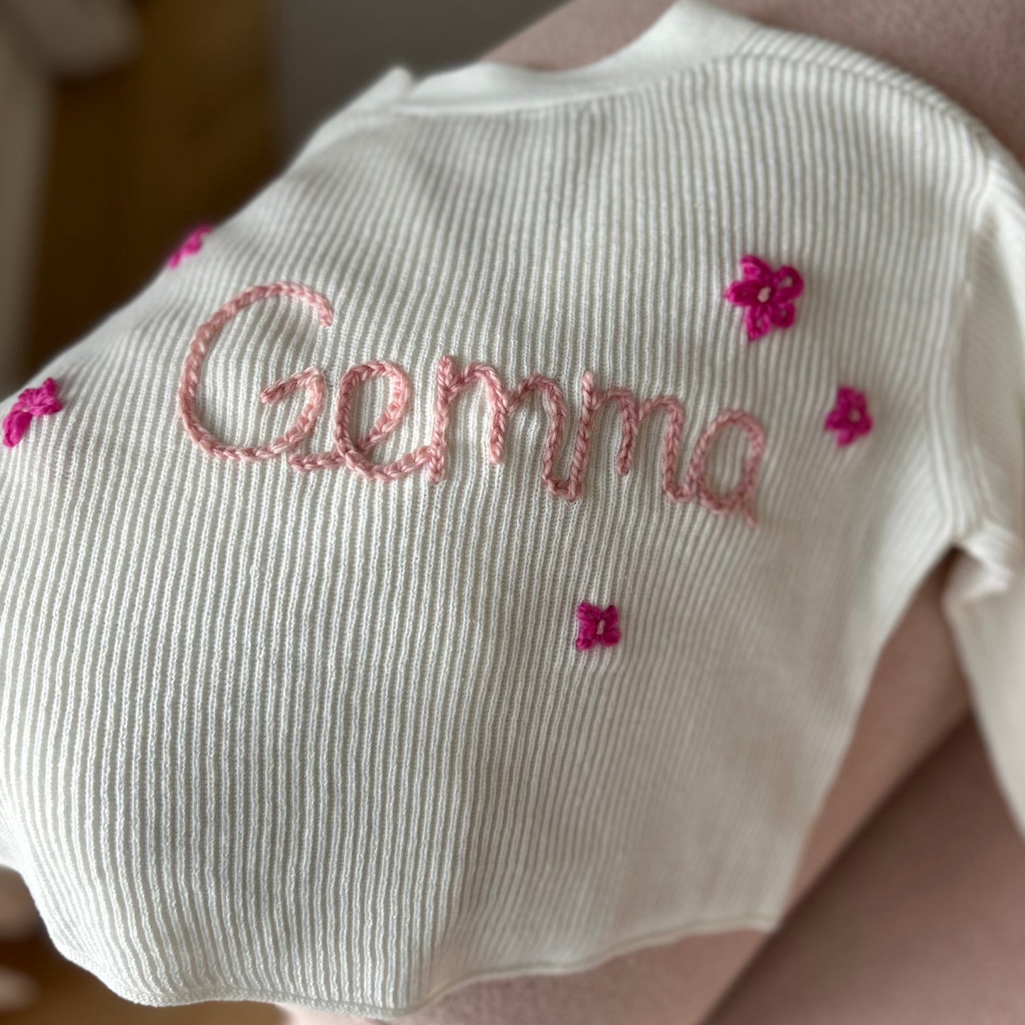White Oversized Cardi 2-3 Years