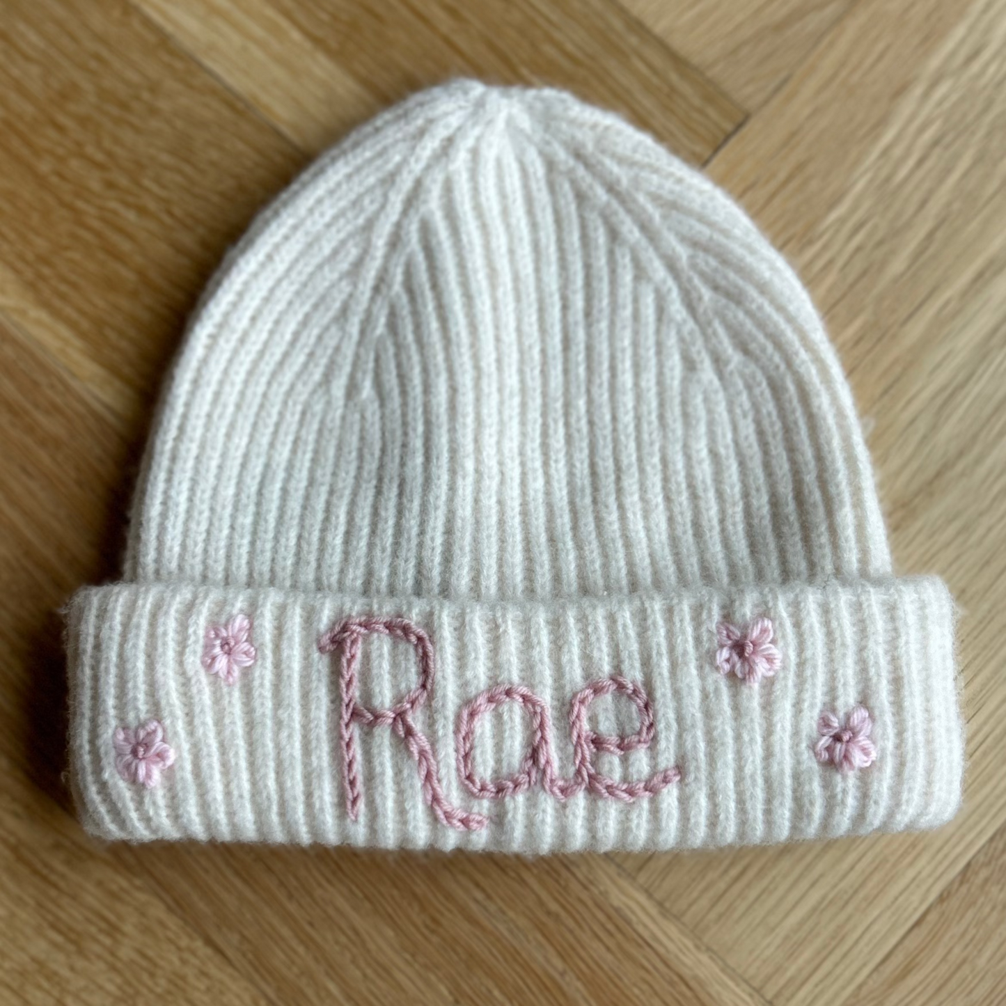 Soft Beanie *PREMIUM COLLECTION* | Ivory & Charcoal, 3-9 YO
