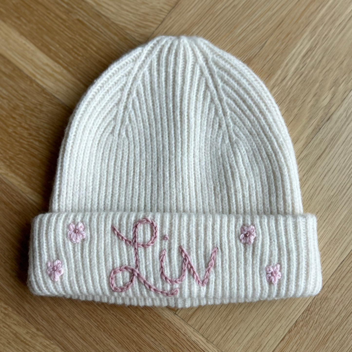 Soft Beanie *PREMIUM COLLECTION* | Ivory & Charcoal, 3-9 YO