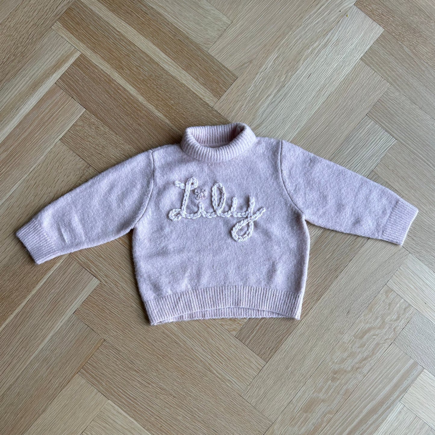Soft Touch Light Beige Turtleneck | 2T