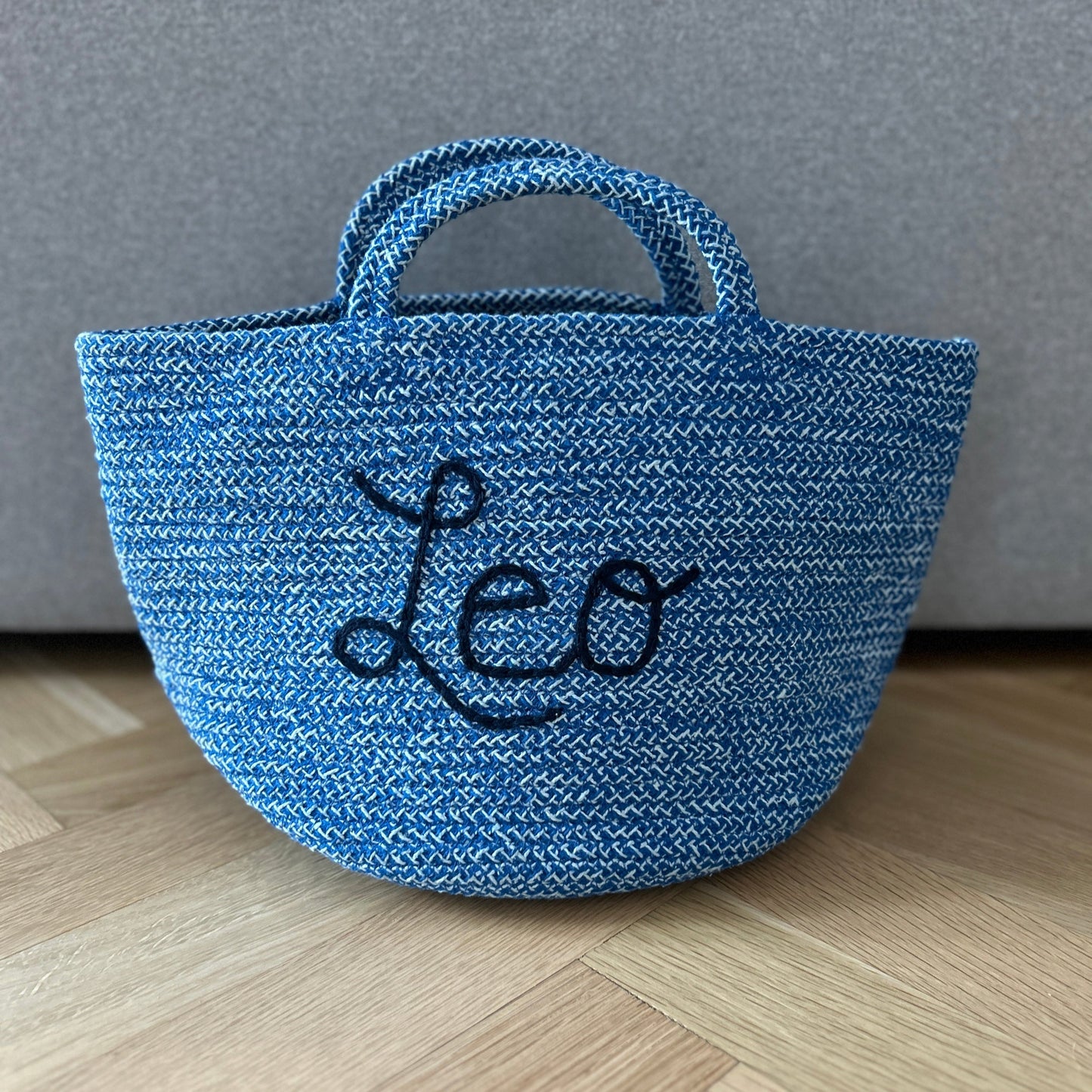 Les Bins Size Medium, BLUE | Storage Bins for Nursery, Playroom & More