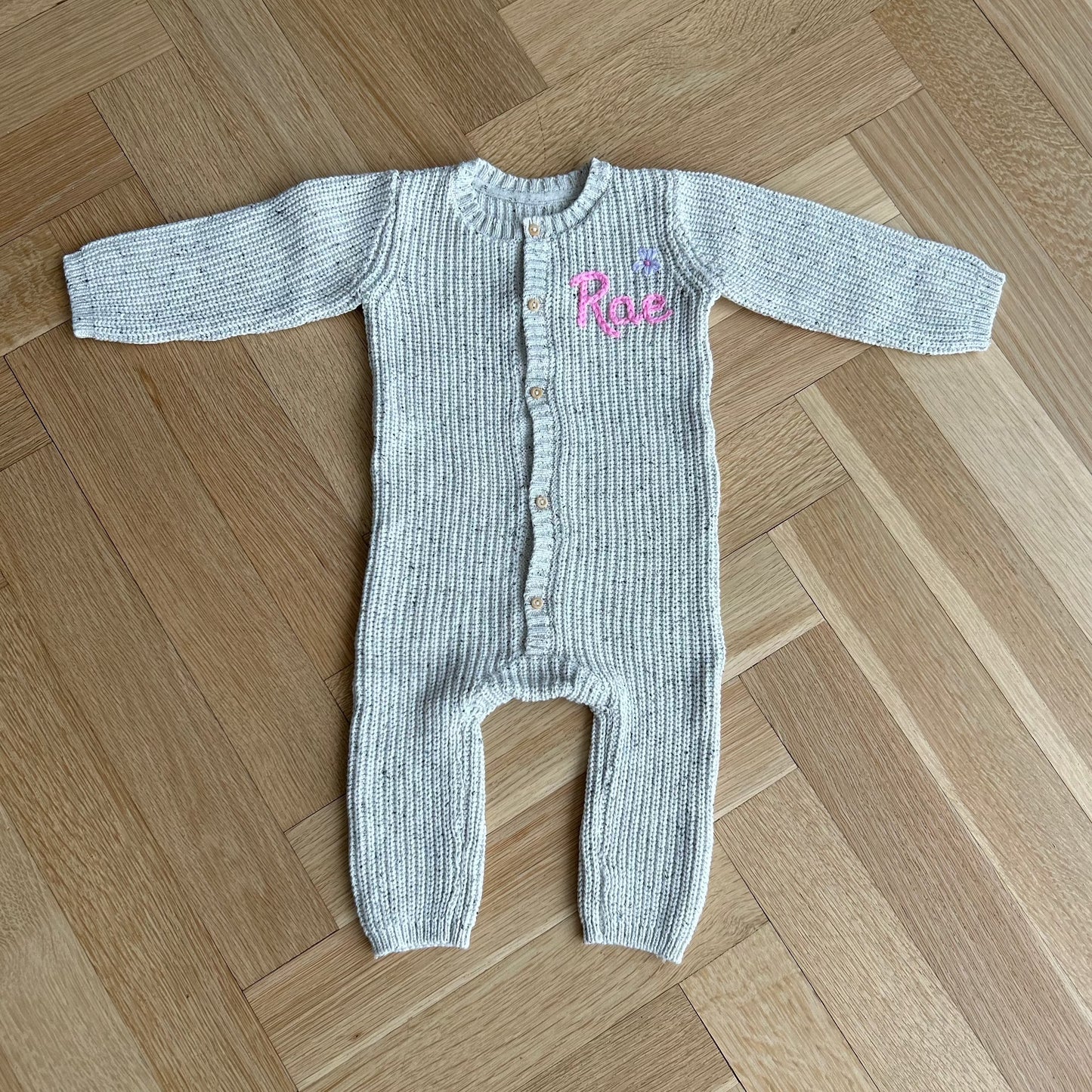 Speckled Baby Romper | Onesie for new baby boys & girls