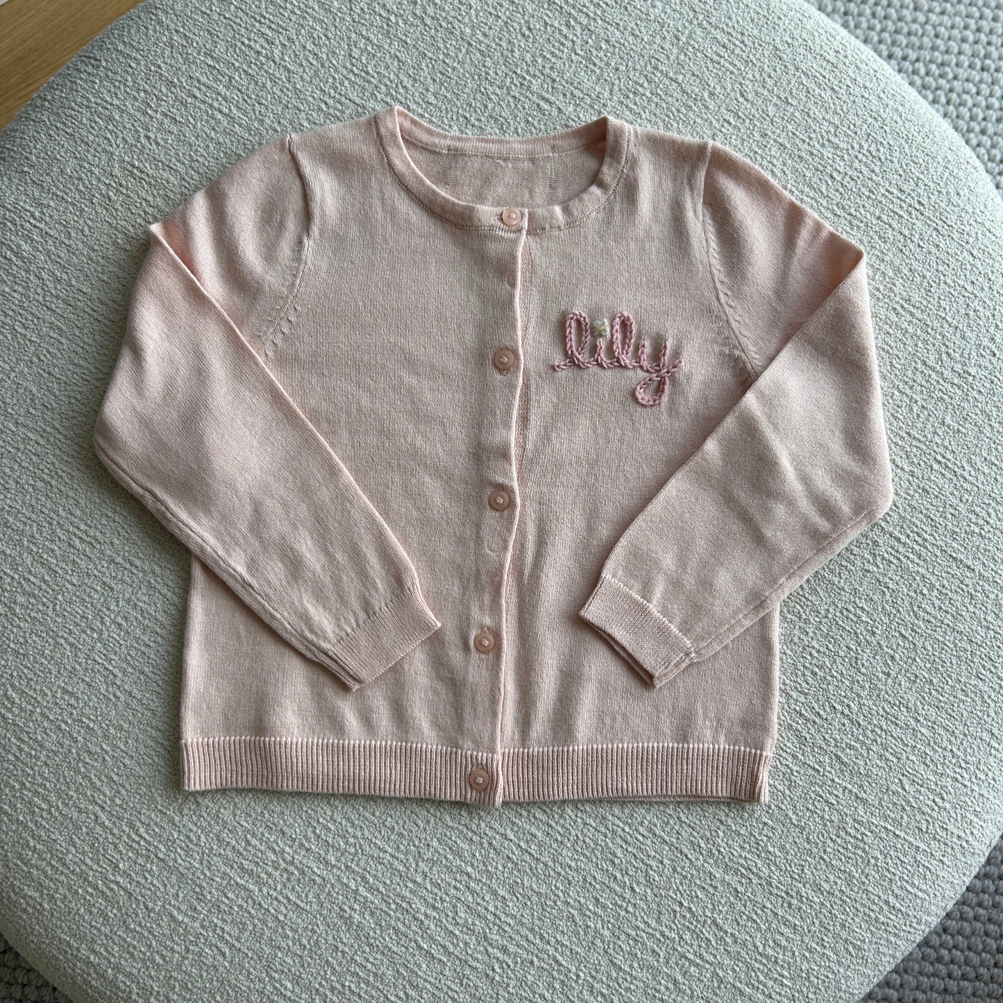 Fine Knit Cardi | Toddler Girls Custom Cardigan, Multiple Colors & Sizes