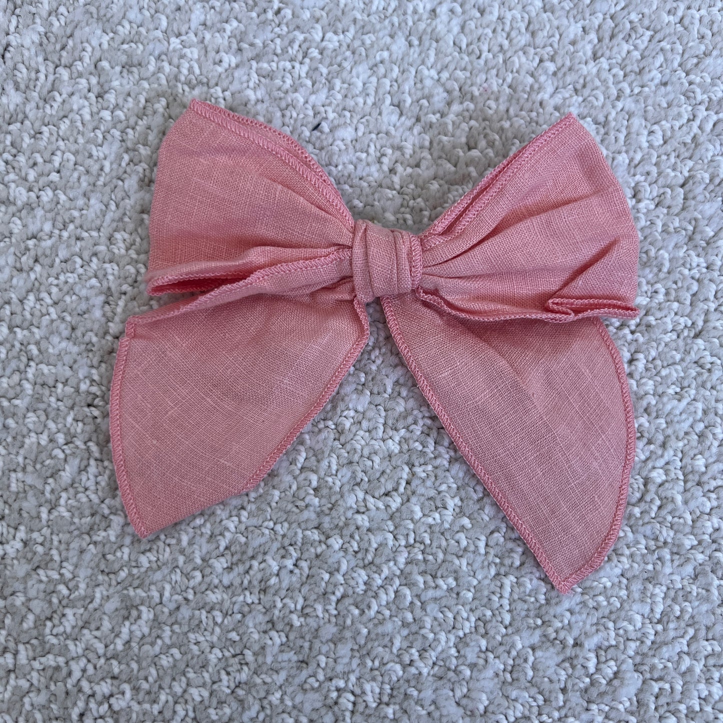 Oversized Bow Clip | Hair accessory for toddlers & Girls | Machine Embroidery