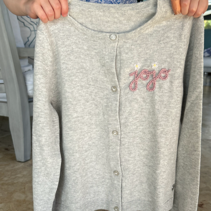 Fine Knit Cardi | Toddler Girls Custom Cardigan, Multiple Colors & Sizes