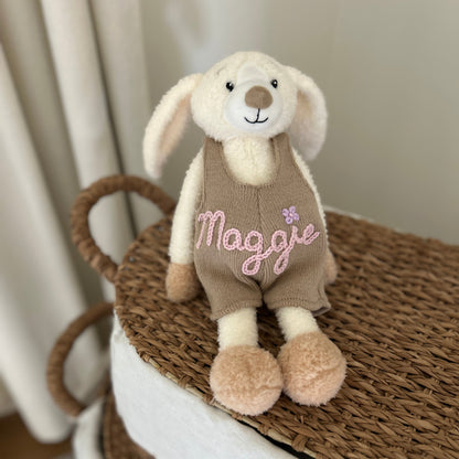 Custom Teddy Bear in Pink, Brown or Blue | Stuffed Animal Custom Gift