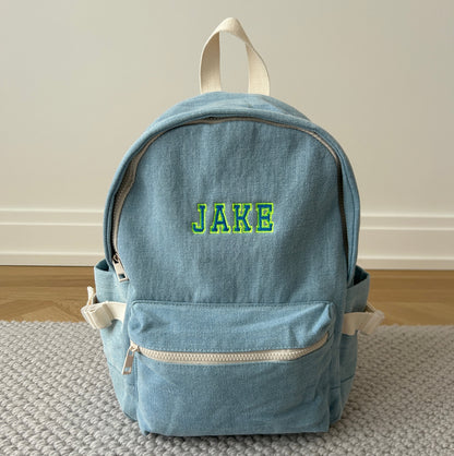 Denim Toddler Backpack