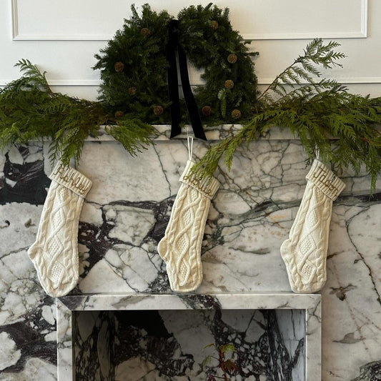 Custom Christmas Stocking | Hand embroidered stocking