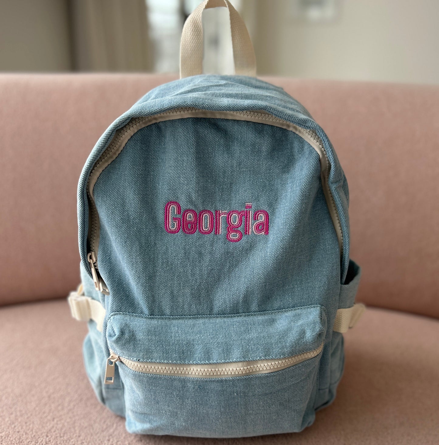 Denim Toddler Backpack