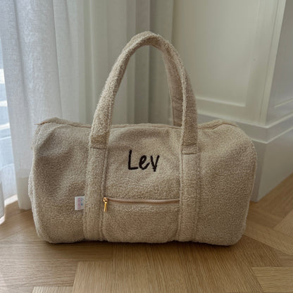 Beige Teddy Bouclé Duffel *NEW*
