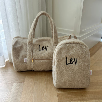 Beige Teddy Bouclé Duffel *NEW*