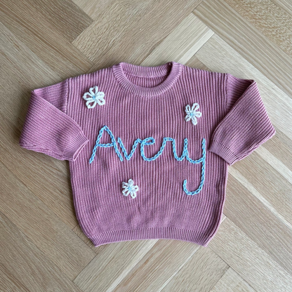 Blush Classic Sweater, Oversized Fit | 4T & 5T Available