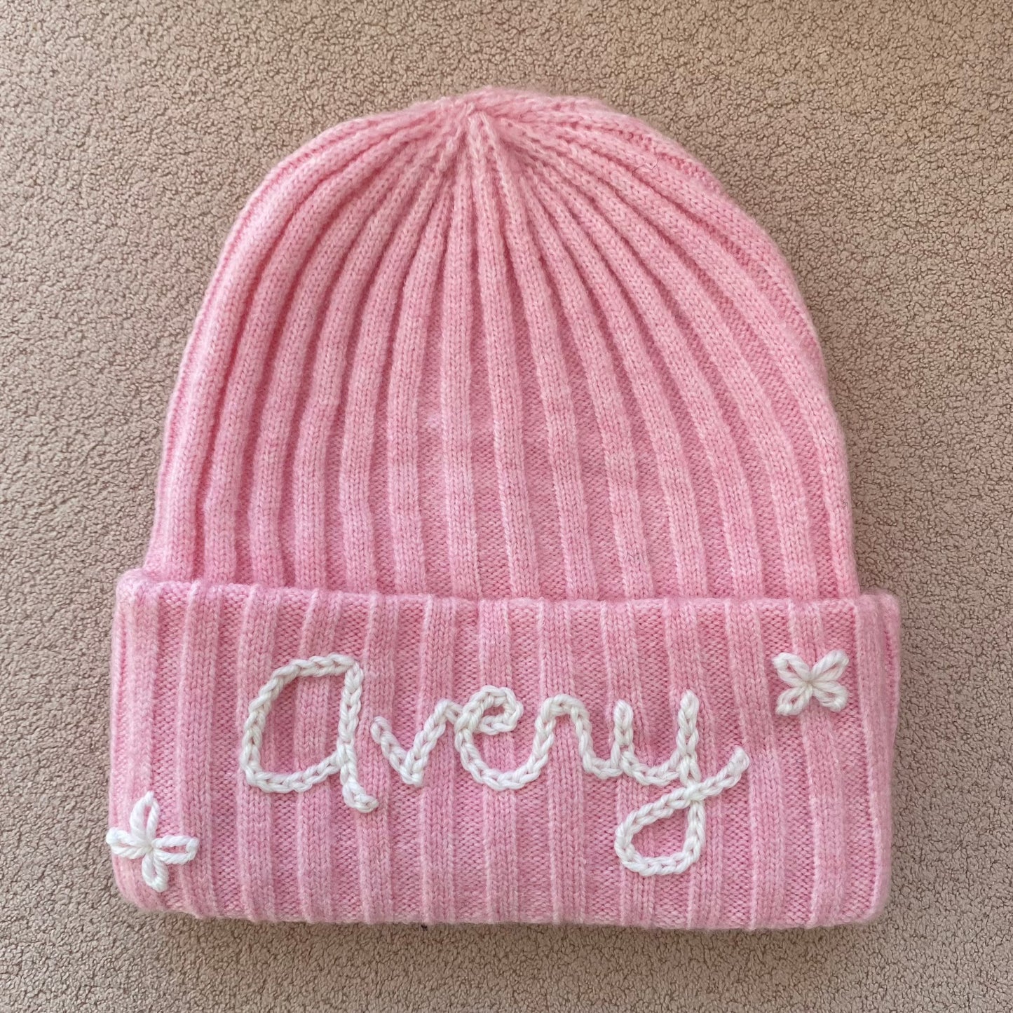 Pink Big Girls Beanie | Soft Touch Hat 6-12 Years Old