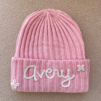Pink Big Girls Beanie | Soft Touch Hat 6-12 Years Old