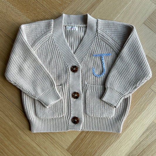 Oatmeal Pocket Cardigan | Size 4-5 Years