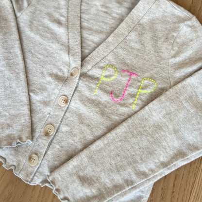 Lightweight Fine Knit Scalloped Cardi | Cardigan for 7-10 Year Old Girls