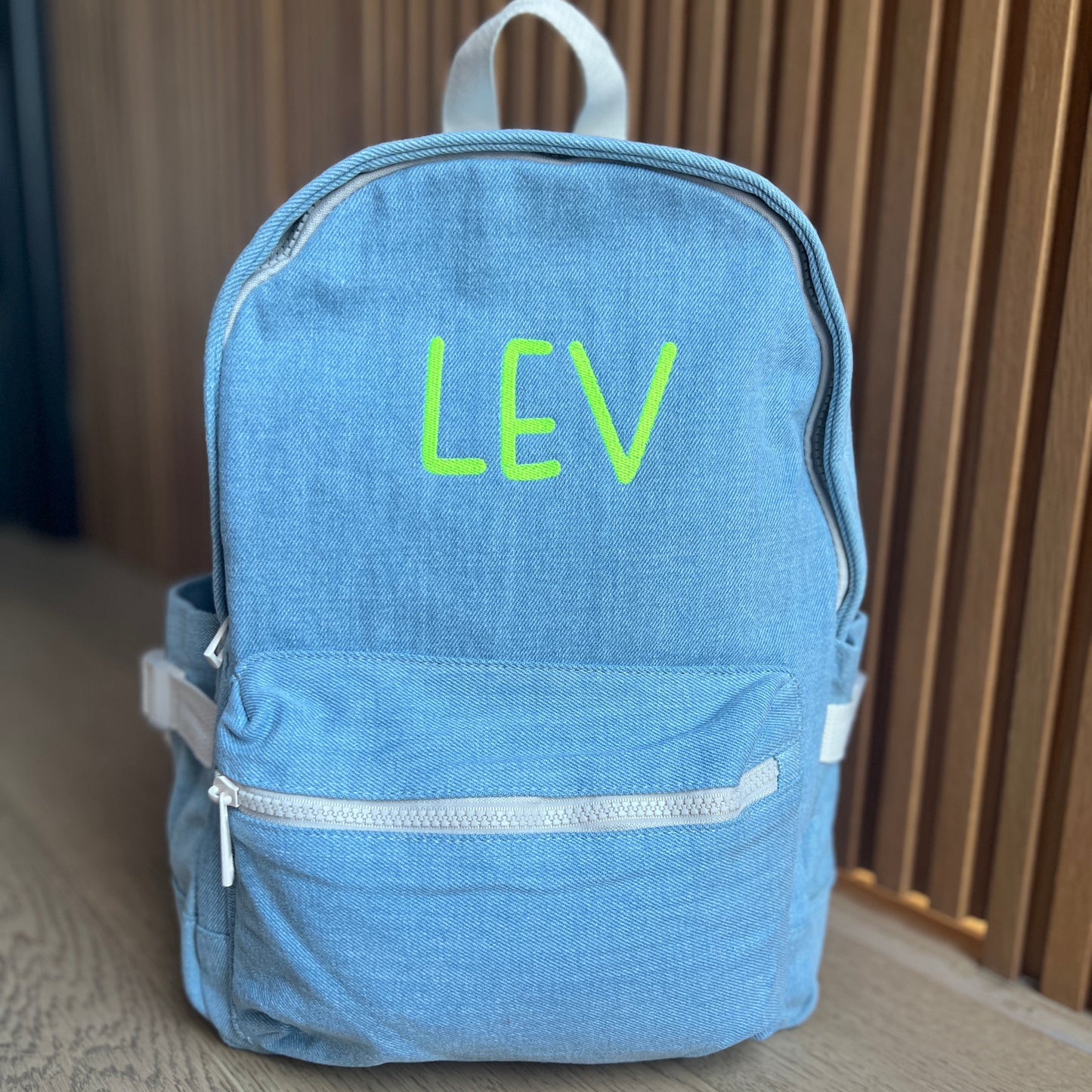 Denim Toddler Backpack