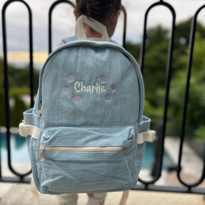 Denim Toddler Backpack