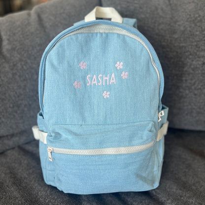 Denim Toddler Backpack