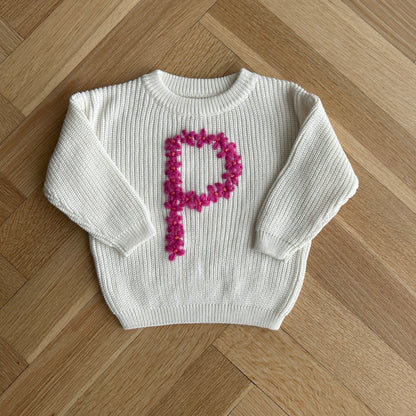 The Flower Bomb Sweater | Multiple Colors Oversized Knit Newborn to 6 Years