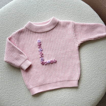 The Flower Bomb Sweater | Multiple Colors Oversized Knit Newborn to 6 Years
