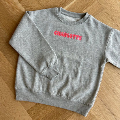 Custom Crew Neck | Multiple Colors | 2-10 Years Old | Machine Embroidery