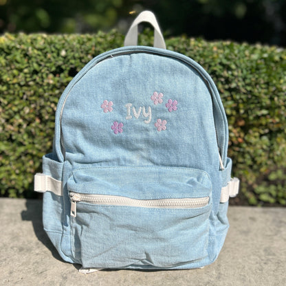 Denim Toddler Backpack