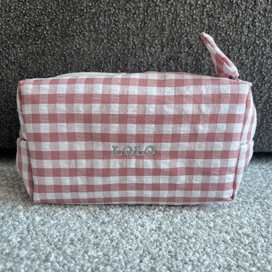 Gingham Small Pouch | Jewelry & Accessories, Makeup, Trinkets