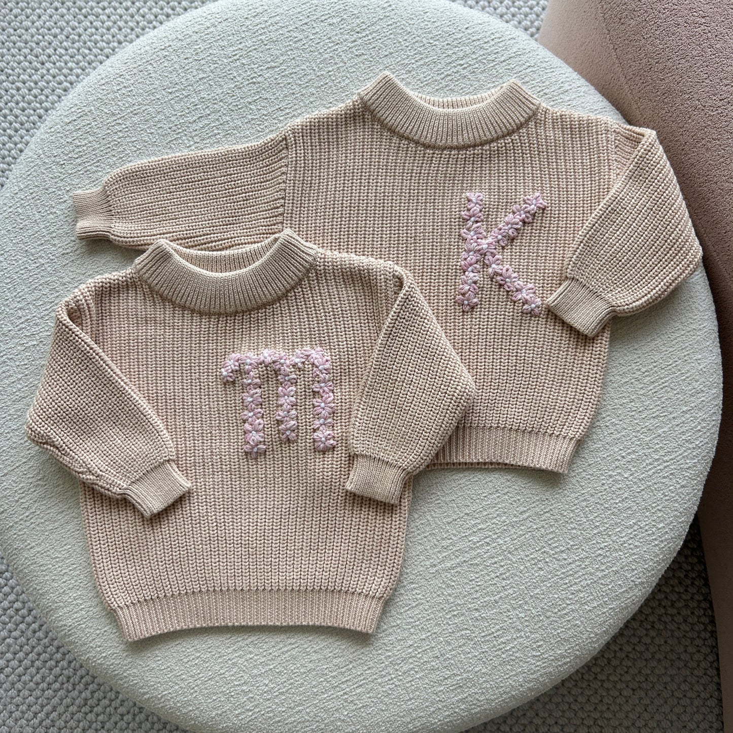 The Flower Bomb Sweater | Multiple Colors Oversized Knit Newborn to 6 Years