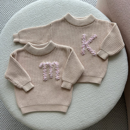 The Flower Bomb Sweater | Multiple Colors Oversized Knit Newborn to 6 Years