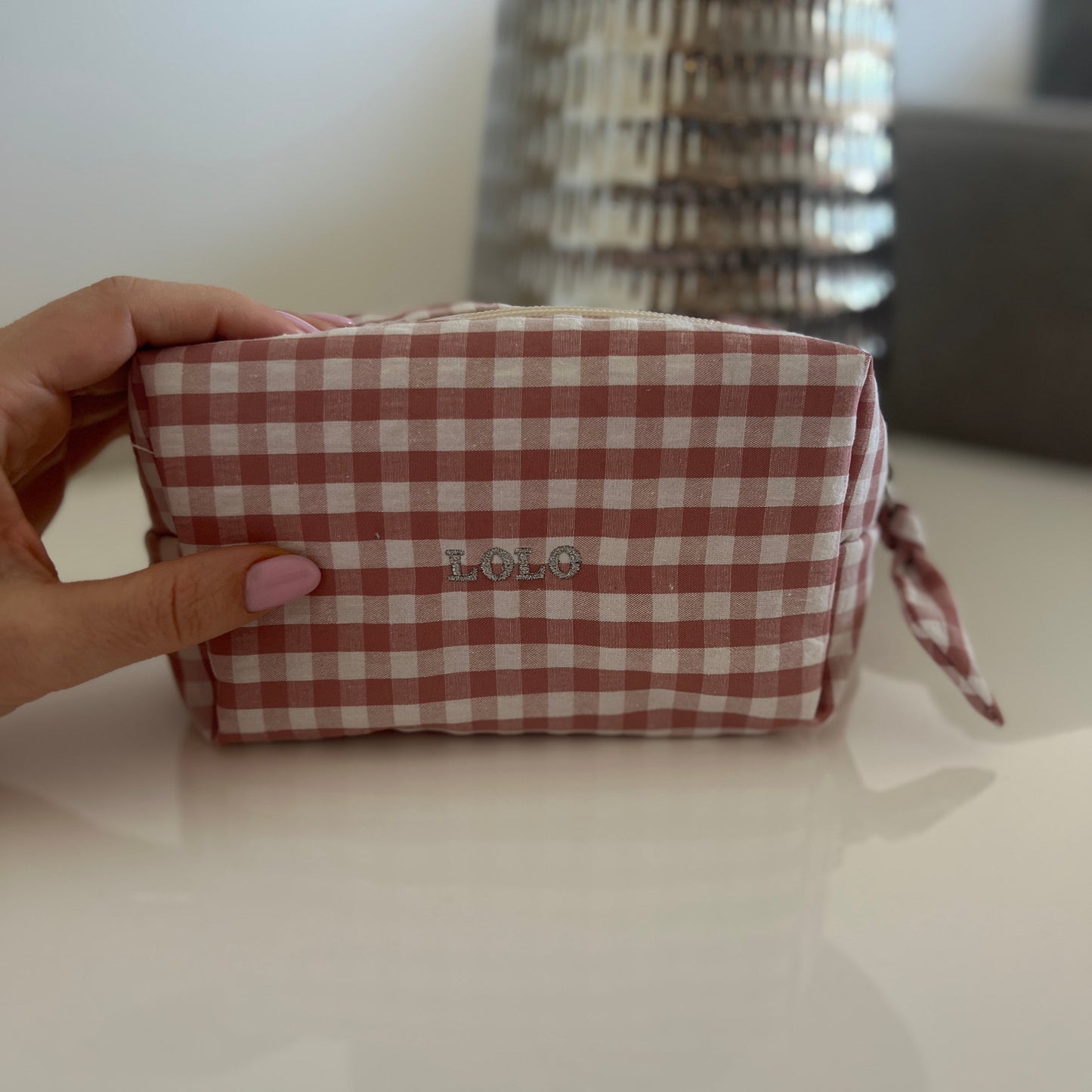Gingham Small Pouch | Jewelry & Accessories, Makeup, Trinkets