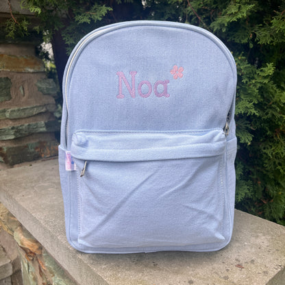 Denim Toddler Backpack