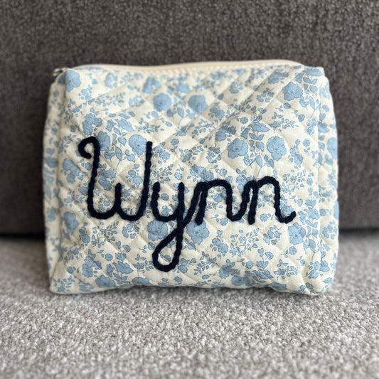 *NEW* Blue Floral Pouch