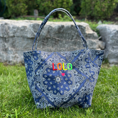 Custom Bandana Tote Bag