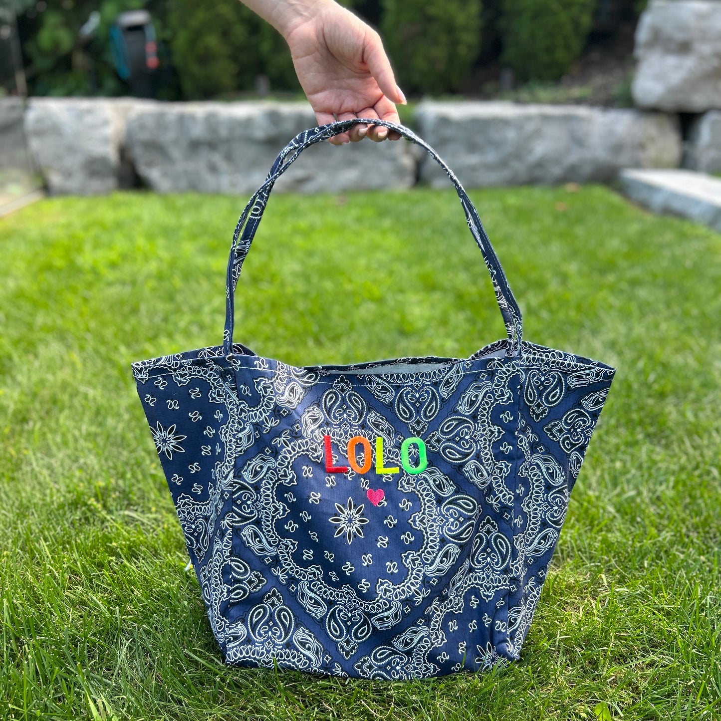 Custom Bandana Tote Bag