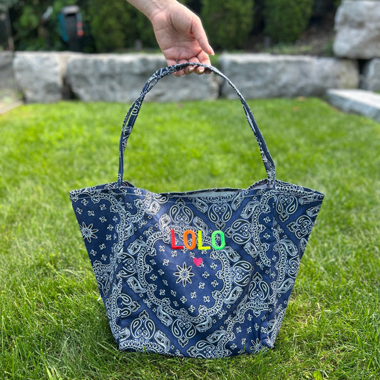 Custom Bandana Tote Bag