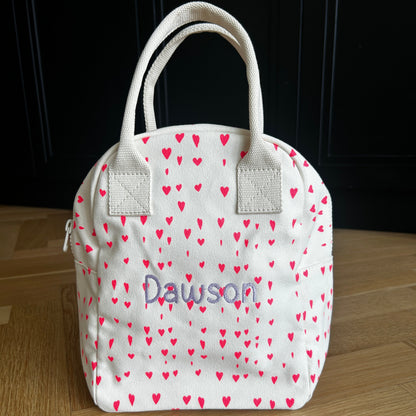 Custom Lunch or Snack Bag FLOWERS | Clean, Non-Toxic Machine Washable